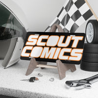 Scout Comics - Orange Logo - Vanity Plate
