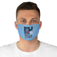 Distorted (Cover Design) - Blue Fabric Face Mask