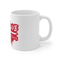 Long Live Pro Wrestling (Red Logo Design) - 11oz Coffee Mug