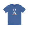 Stabbity Bunny (Harerasier Front Facing Design) - Unisex Jersey Short Sleeve Tee