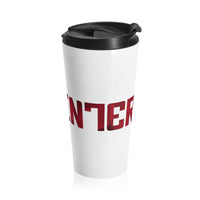 Red Winter (Logo Design) - Stainless Steel Travel Mug