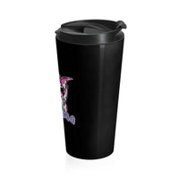 Headless (Gremlin Design) - Black Stainless Steel Travel Mug