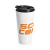 Scout Comics (Orange Logo) - Stainless Steel Travel Mug