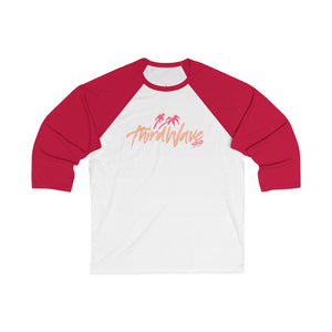 Third Wave 99 - Passion Fruit Design - Unisex 3\4 Sleeve Baseball Tee