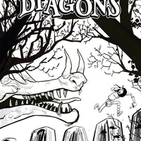 Claire And The Dragons #1 - Coloring Book Cover