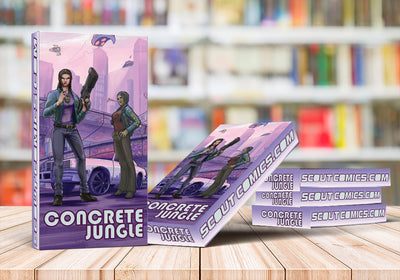 Concrete Jungle - TITLE BOX - COMIC BOOK SET - 1-4