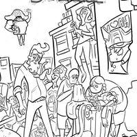 Catdad And Supermom: What Makes a Hero? - Coloring Book Cover