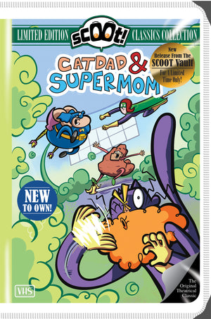 Catdad And Supermom: Elefart Never Forgets - VHS Variant Cover