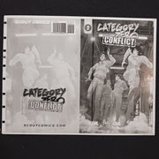 Category Zero: Conflict #2 - Cover - Black - Comic Printer Plate - PRESSWORKS -Ton Lima