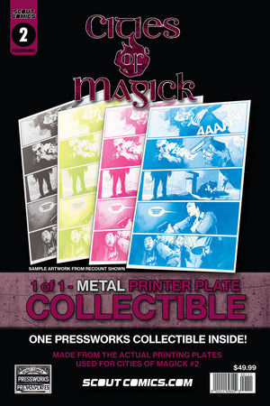 Cities Of Magick #2 - PRESSWORKS PACK - Comic Art - 1 Of 1 Printer Plate