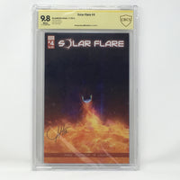 CBCS Graded - Solar Flare #4 - Original Kickstarter Sunburst Cover - Signature Series - 9.8