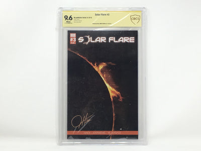CBCS Graded - Solar Flare #3 - Original Kickstarter Sunburst Cover - Signature Series - 9.6