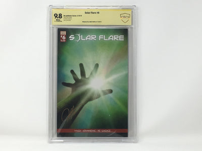 CBCS Graded - Solar Flare #6 - Original Kickstarter Sunburst Cover - Signature Series - 9.8