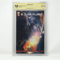 CBCS Graded - Solar Flare #5 - Original Kickstarter Sunburst Cover - Signature Series - 9.8