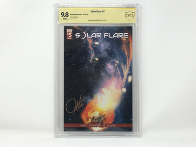 CBCS Graded - Solar Flare #5 - Original Kickstarter Sunburst Cover - Signature Series - 9.8