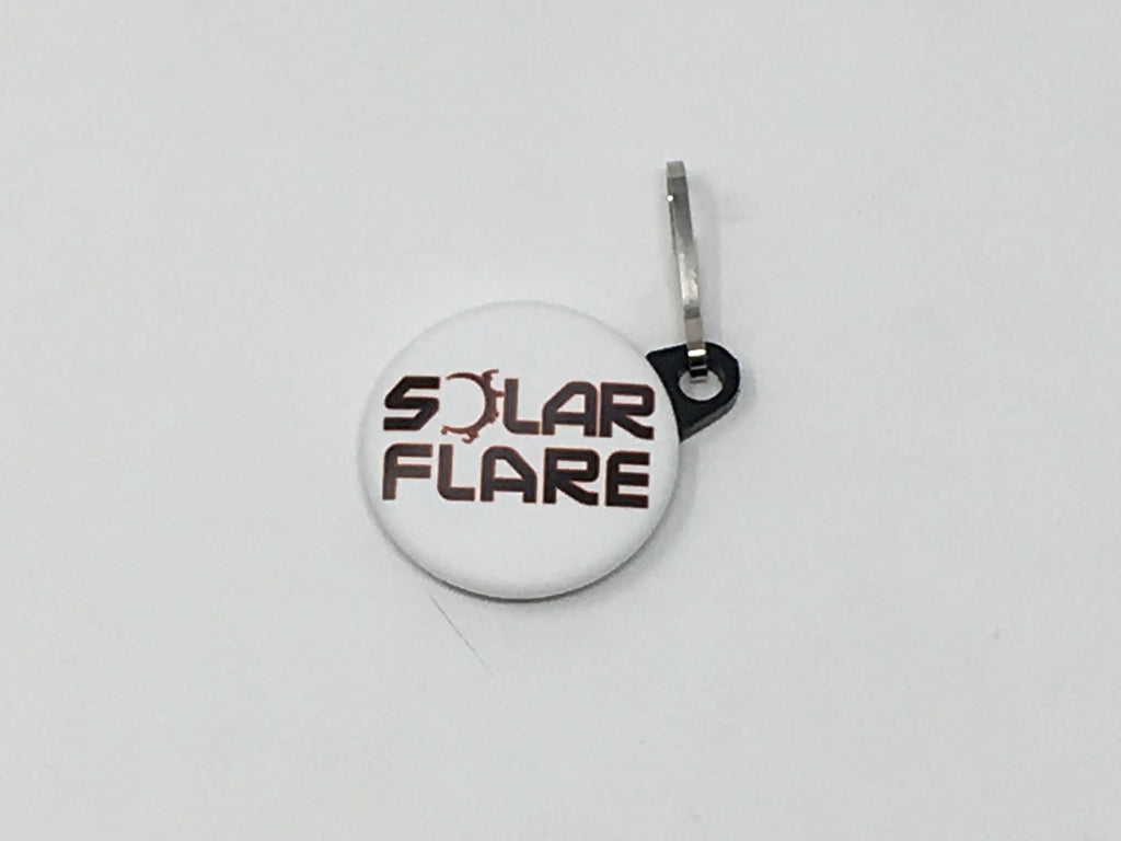 Solar Flare - Circular Zipper Pull