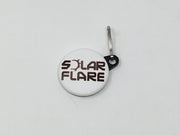 Solar Flare - Circular Zipper Pull