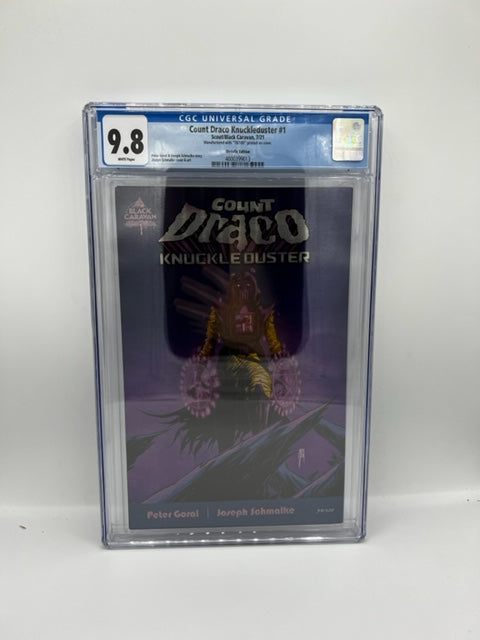 CGC Graded - Count Draco Knuckleduster #1 - Metal Variant Cover - 9.8 - Limited To 100