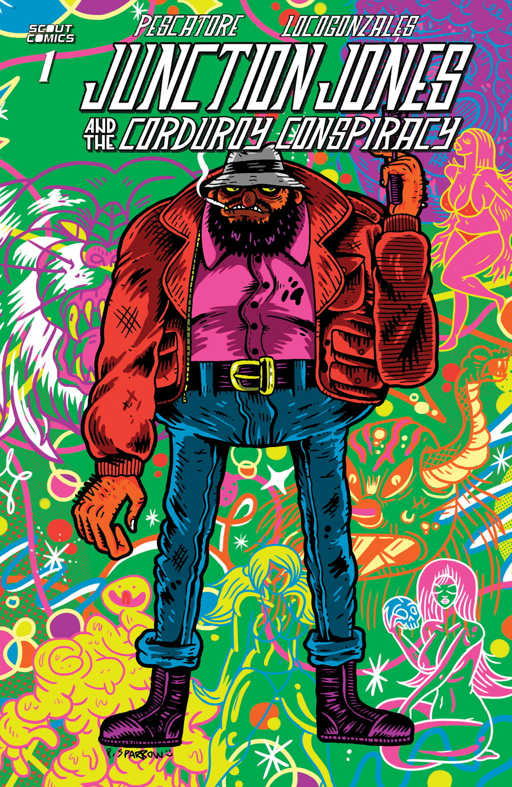 Junction Jones And The Corduroy Conspiracy #1 - Webstore Exclusive Cover