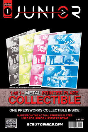 Junior #1 - PRESSWORKS PACK - Comic Art - 1 Of 1 Printer Plate