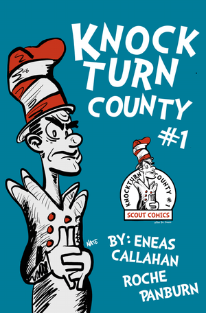 Knockturn County #1 - Webstore/Whatnot Variant Cover - Cat in the Hat Homage