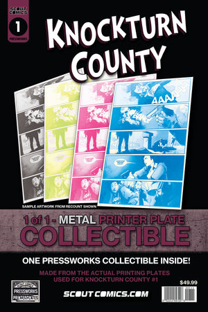 Knockturn County #1 - PRESSWORKS PACK - Comic Art - 1 Of 1 Printer Plate