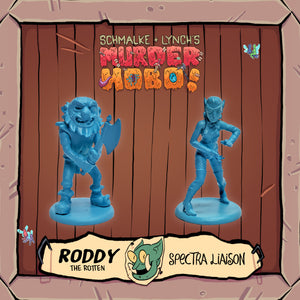 Murder Hobo - 32mm Gaming Miniatures -  Roddy and Spectra - Two Pack
