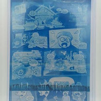 Misfitz Clubhouse Ashcan - Page 3 -  Cyan - Comic Printer Plate - PRESSWORKS