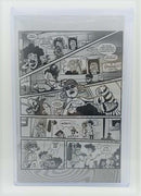 Misfitz Clubhouse Ashcan - Page 4 -  Black - Comic Printer Plate - PRESSWORKS