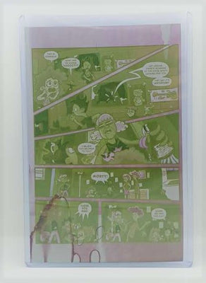 Misfitz Clubhouse Ashcan - Page 4 - Yellow - Comic Printer Plate - PRESSWORKS
