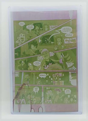 Misfitz Clubhouse Ashcan - Page 4 - PRESSWORKS - Comic Art - Printer Plate - Yellow