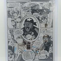 Misfitz Clubhouse Ashcan - Page 5 -  Black - Comic Printer Plate - PRESSWORKS