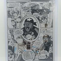 Misfitz Clubhouse Ashcan - Page 5 - PRESSWORKS - Comic Art - Printer Plate - Black