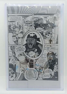 Misfitz Clubhouse Ashcan - Page 5 -  Black - Comic Printer Plate - PRESSWORKS