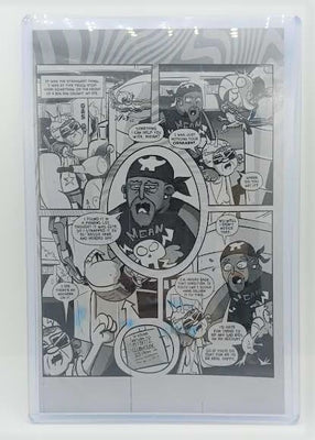 Misfitz Clubhouse Ashcan - Page 5 - PRESSWORKS - Comic Art - Printer Plate - Black