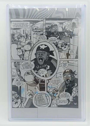 Misfitz Clubhouse Ashcan - Page 5 -  Black - Comic Printer Plate - PRESSWORKS
