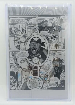 Misfitz Clubhouse Ashcan - Page 5 -  Black - Comic Printer Plate - PRESSWORKS