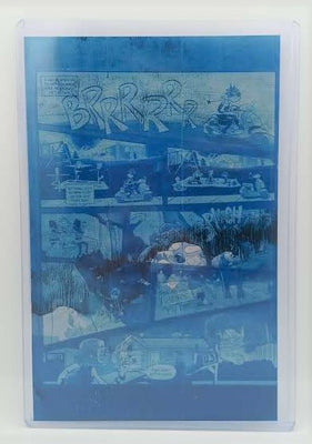 Misfitz Clubhouse Ashcan - Page 6 - Cyan - Comic Printer Plate - PRESSWORKS