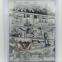 Misfitz Clubhouse Ashcan - Page 6 - PRESSWORKS - Comic Art - Printer Plate - Black