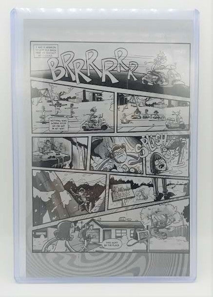 Misfitz Clubhouse Ashcan - Page 6 - Black - Comic Printer Plate - PRESSWORKS
