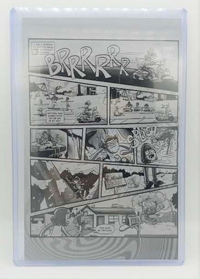 Misfitz Clubhouse Ashcan - Page 6 - PRESSWORKS - Comic Art - Printer Plate - Black