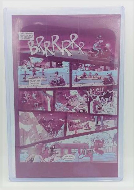 Misfitz Clubhouse Ashcan - Page 7 - Black - Comic Printer Plate - PRESSWORKS