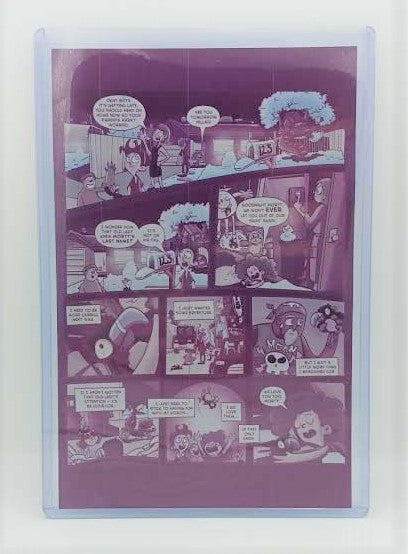 Misfitz Clubhouse Ashcan - Page 8 - PRESSWORKS - Comic Art - Printer Plate - Magenta