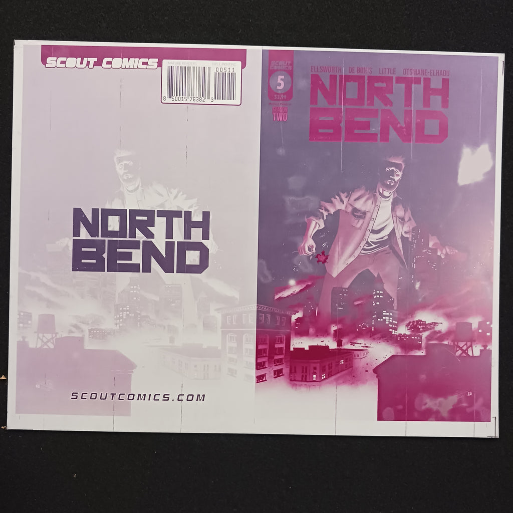 North Bend Season 2 #5 - Cover - Magenta - Comic Printer Plate - PRESSWORKS