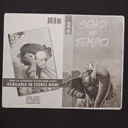 Sengi & Tembo #1 - 2nd Printing - Framed Cover - Black - Printer Plate - PRESSWORKS - Comic Art