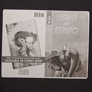 Sengi & Tembo #1 - 2nd Printing - Cover - Black - Comic Printer Plate - PRESSWORKS