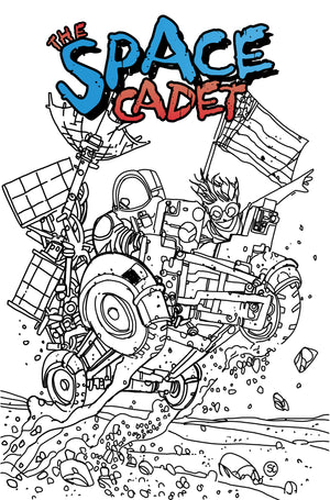 The Space Cadet #1 - Coloring Book Cover