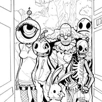 Stabbity Bunny #1 - NYCC Exclusive Cover - B&W