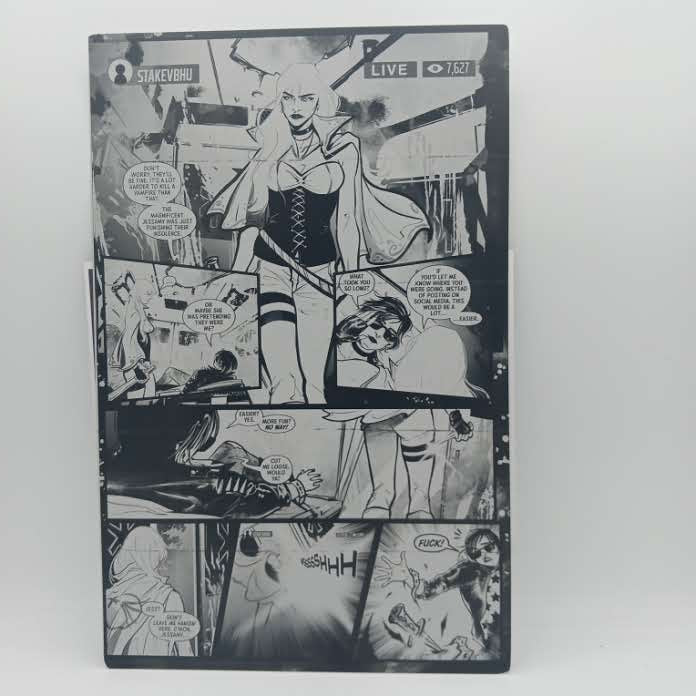 Stake Trade Paperback - Page 26 - PRESSWORKS - Comic Art - Printer Plate - Black