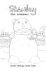 Stanley The Snowman #1 - Coloring Book Cover